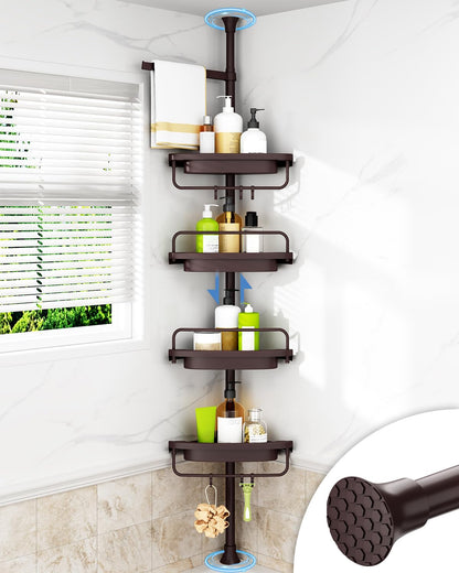 Corner Shower Caddy Tension Pole for Shampoo Holder, Stainless Steel Rod