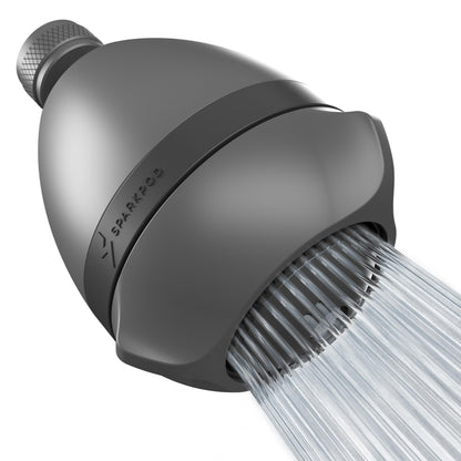 SparkPod High Pressure Shower Head, 3 Inch Fixed Showerhead, Brushed Nickel