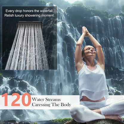 Homlord Filtered Shower Head with Handheld, High Pressure 6 Mode Showerhead