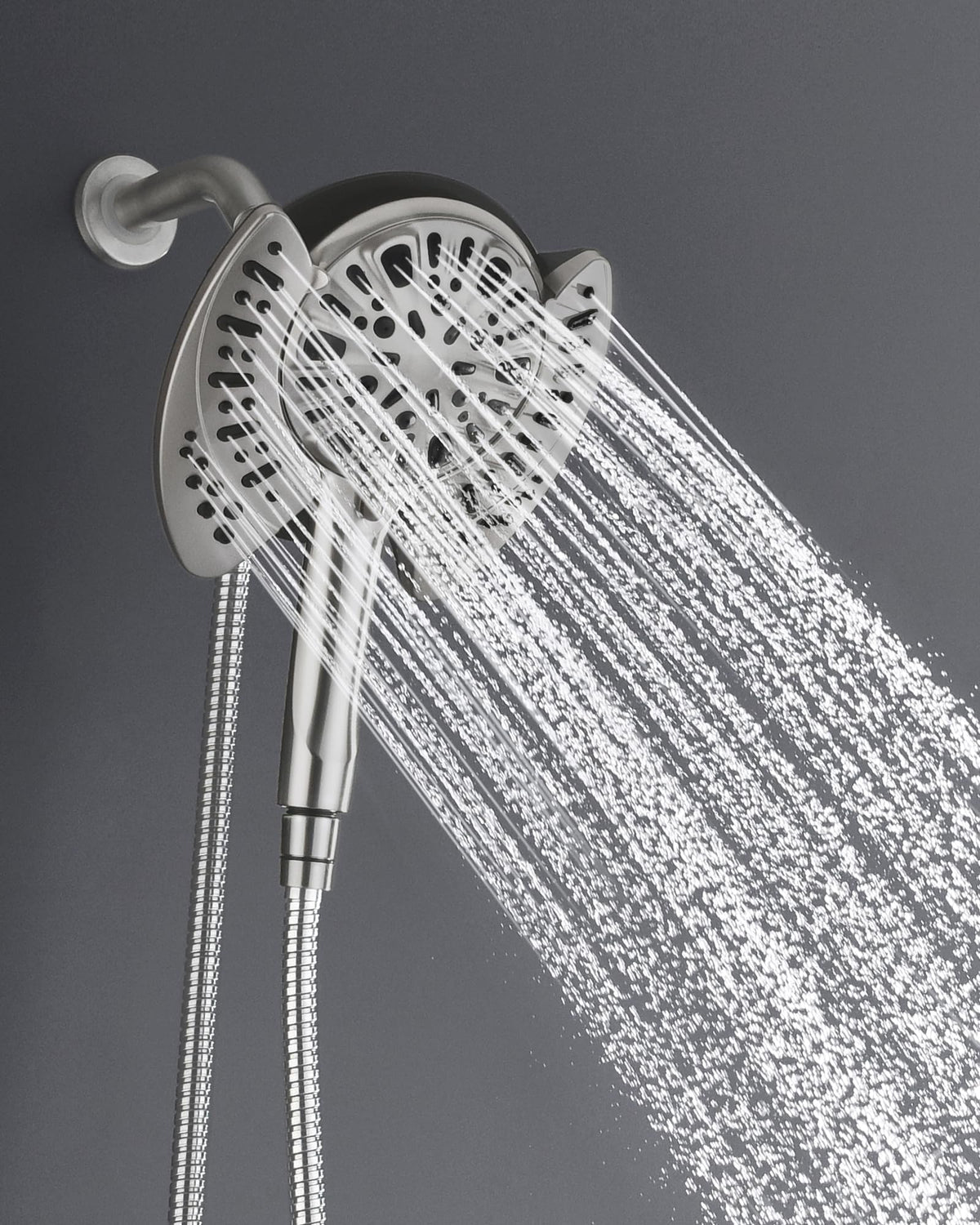 INAVAMZ 2 in 1 Shower Head with Handheld Combo High Pressure Nickel 1.8 GPM