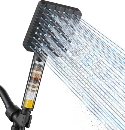 Cobbe Filtered Shower Head with Handheld, Water Softener for Hard Water