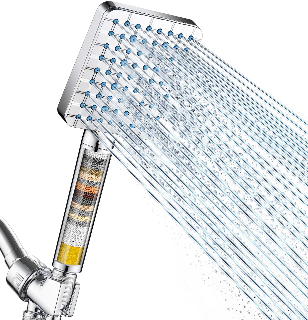 Cobbe Filtered Shower Head with Handheld, Water Softener for Hard Water