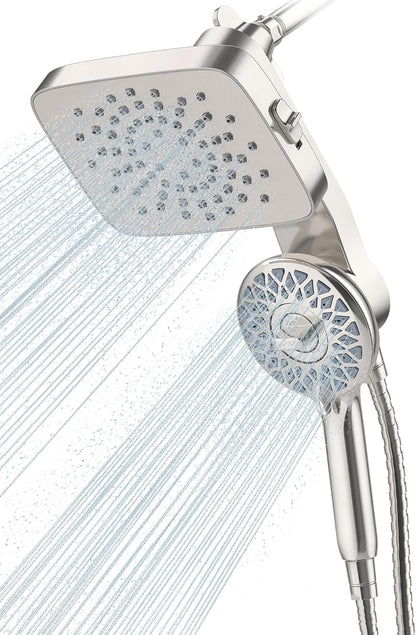 Cobbe® Dual Shower Head with Magnetic Handheld, Matte Black
