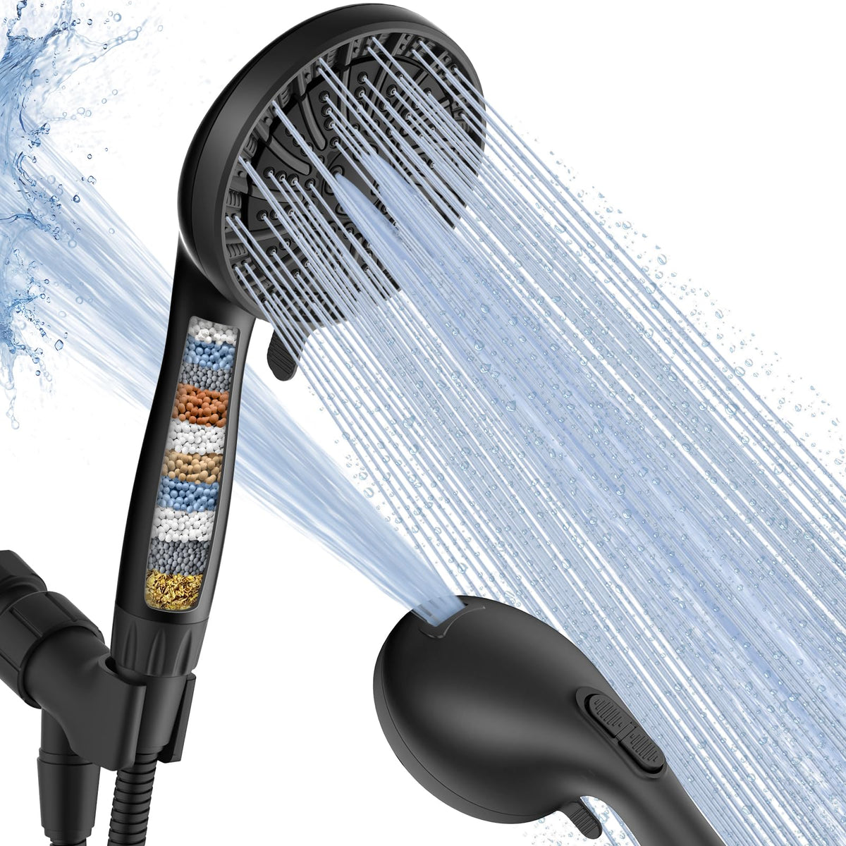 Filtered Shower Head with Handheld,High Pressure Shower Heads with Filters