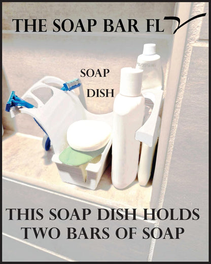 Soap Dish, Toothbrush Holder, Razor Holder, Toothbrush Caddy