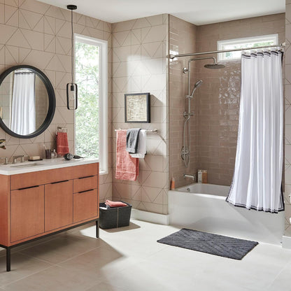 American Standard 24" Spectra Versa Shower System, Rain Head,Brushed Nickel