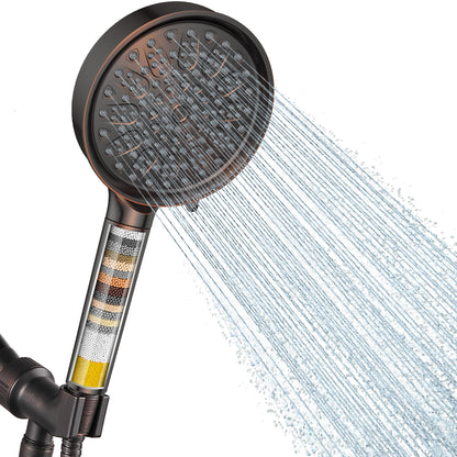 Cobbe Filtered Shower Head with Handheld, Water Softener for Hard Water
