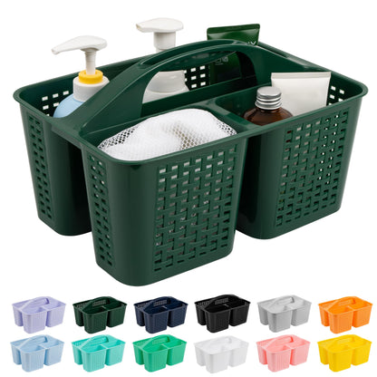 Tiawudi Portable Shower Caddy, Caddy Organizer with Handle, Plastic Shower Basket Hold Soap, Shampoo, Hair Supplies and Beauty Products, Cleaning Supplies Organizer for Home, Dorm, Shelf and Cabinet