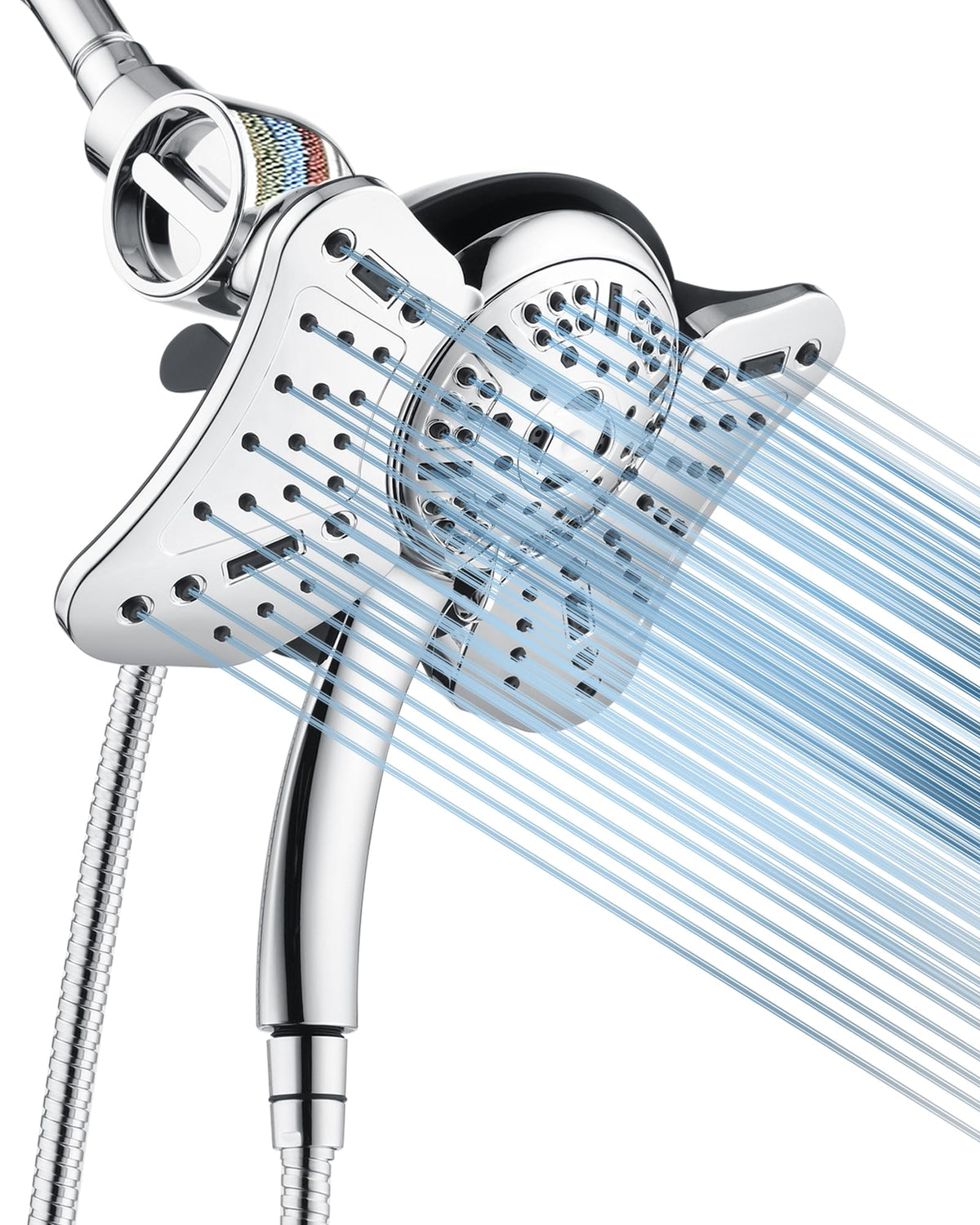 GRICH Shower Head with Handheld Spray - Dual High Pressure Showerhead