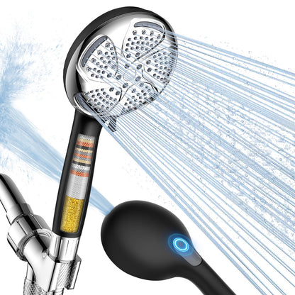 Filtered Shower Head with Handheld, High Pressure 7 Mode Shower Heads