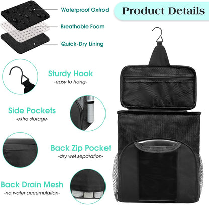 Attmu Mesh Shower Caddy Portable Dorm Room Essentials, Toiletry Tote Bag