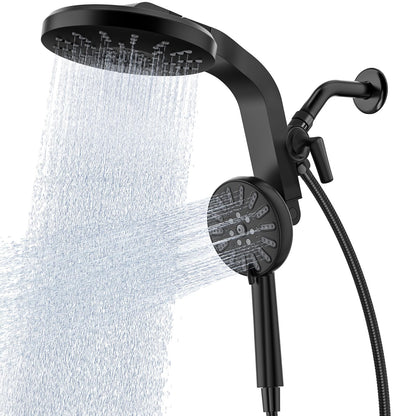 INAVAMZ High Pressure Magnetic Shower Head with Handheld Combo Light Nickel