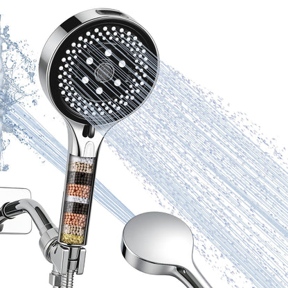 Filtered Handheld Shower Head, High Pressure Chrome