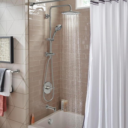 American Standard 24" Spectra Versa Shower System, Rain Head,Brushed Nickel