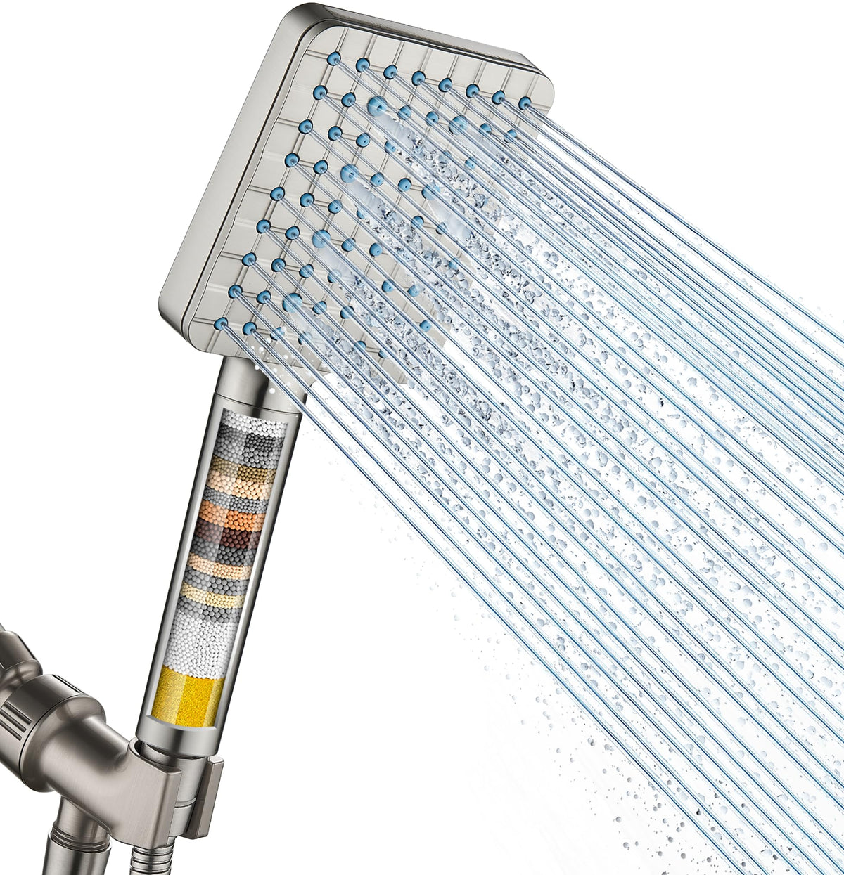 Cobbe Filtered Shower Head with Handheld, Water Softener for Hard Water