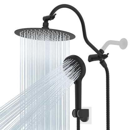 Hibbent All Metal cUPC Certified Shower Head, 10'' Rainfall Shower Head