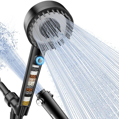 Filtered Shower Head with Handheld, High Pressure Showerhead with Filters