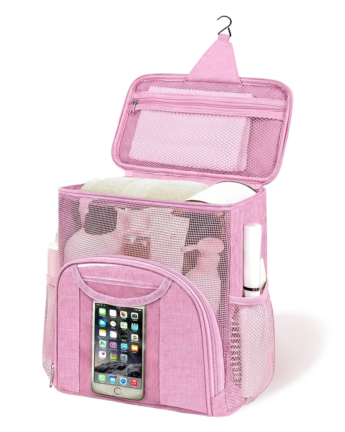 Attmu Mesh Shower Caddy Portable Dorm Room Essentials, Toiletry Tote Bag