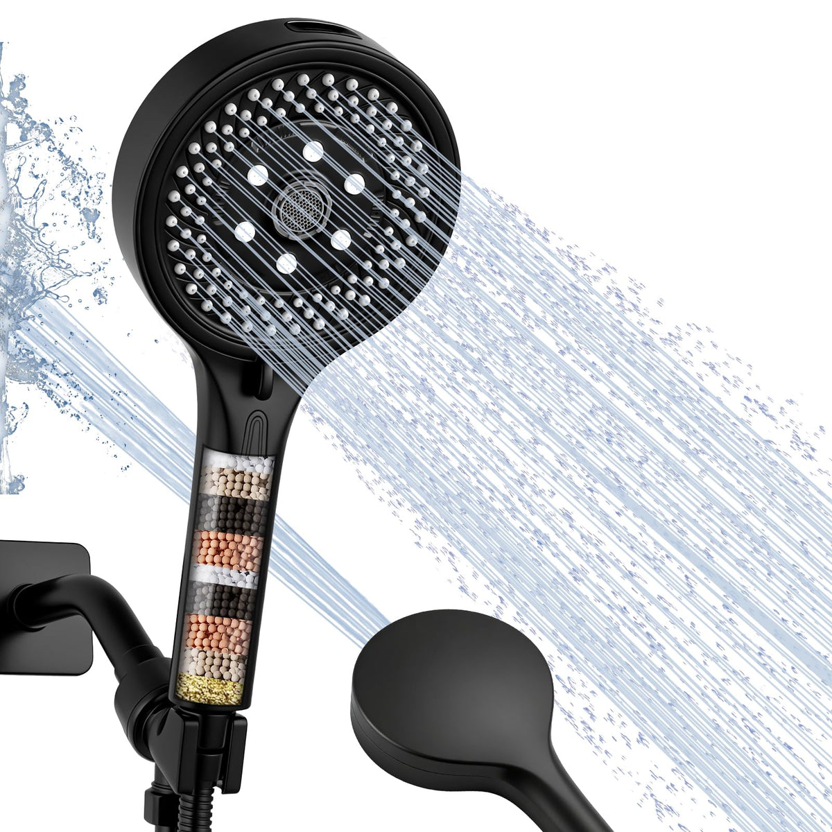 Filtered Handheld Shower Head, High Pressure Chrome