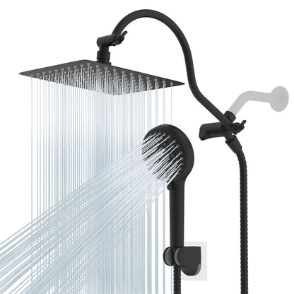 Hibbent All Metal cUPC Certified Shower Head, 10'' Rainfall Shower Head