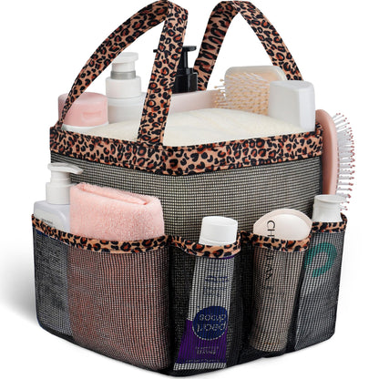 Mesh Shower Caddy Portable - 9 Pockets for College Dorm Room Essential