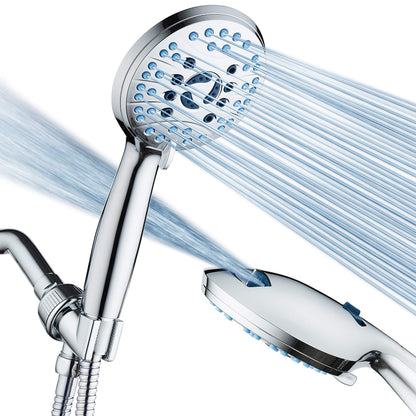 AquaCare 8-mode High Pressure Handheld Shower Head with 2-mode Power Wash