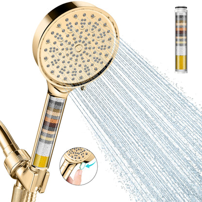 Cobbe Filtered Shower Head with Handheld, Water Softener for Hard Water