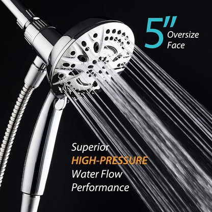 AquaDance New Magnetic Docking 8-setting High Pressure Handheld Shower Head