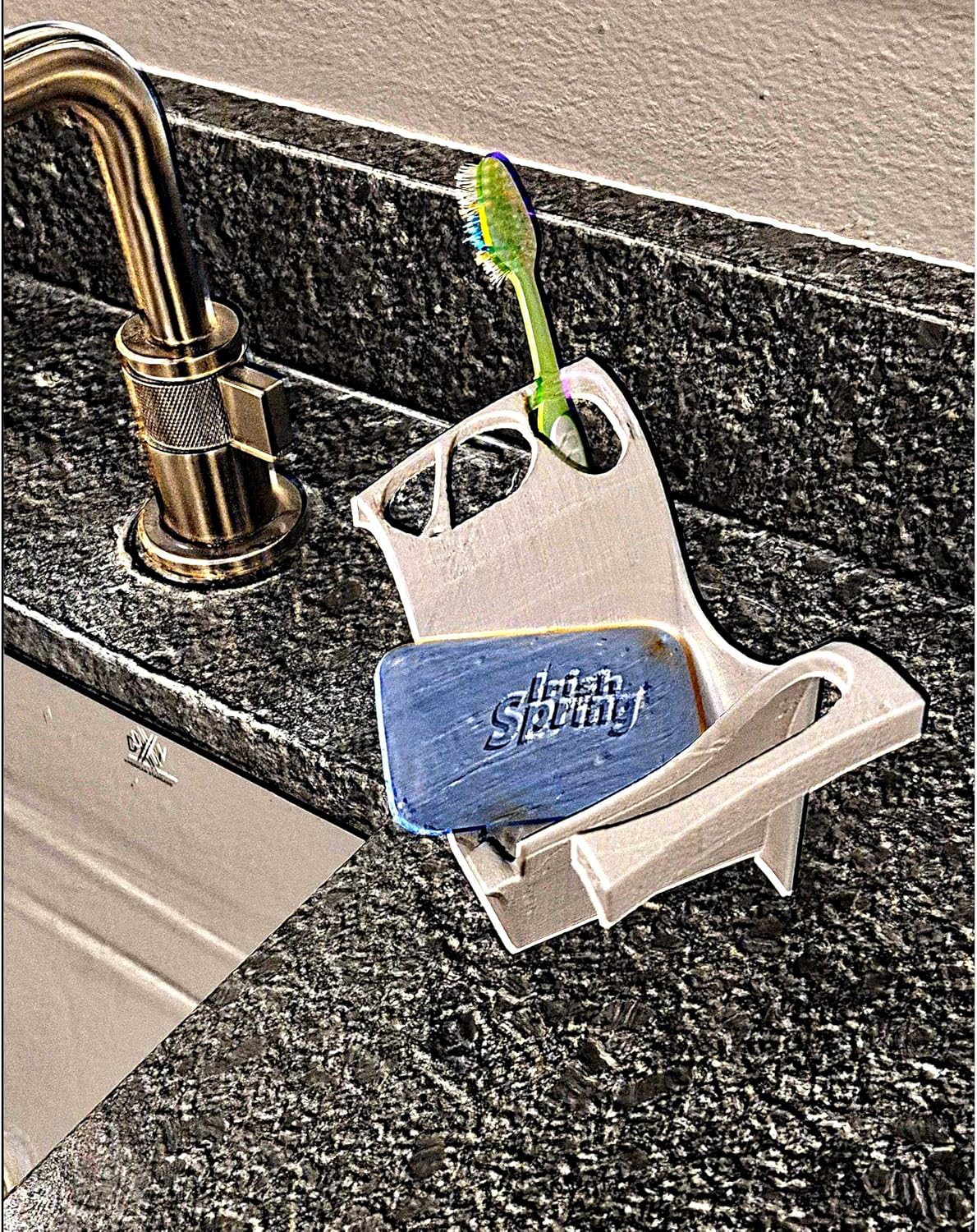 Soap Dish, Toothbrush Holder, Razor Holder, Toothbrush Caddy